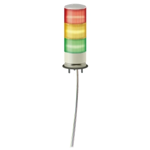   Schneider Electric Easy Harmony XVG - XVGB3SW - komplett fényoszlop, 3 szintes, piros - narancs - zöld, 24 VAC/DC, direkt rögzítésűhangj.,