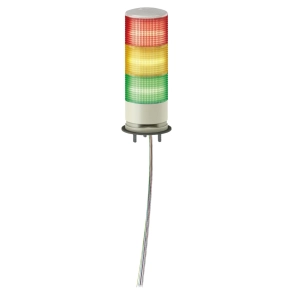 Schneider Electric Easy Harmony XVG - XVGB3SW - komplett fényoszlop, 3 szintes, piros - narancs - zöld, 24 VAC/DC, direkt rögzítésűhangj.,