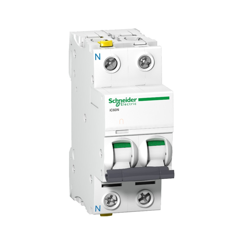 Kismegszakító 1P+N C 2A 6kA iC60N ACTI9 A9F04602 Schneider
