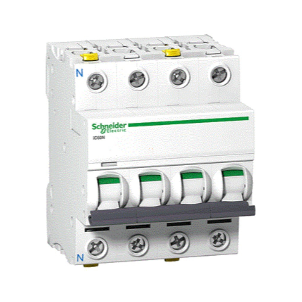 ACTI9 iC60N kismegszakító, 3P-N, C, 50A A9F04750 Schneider
