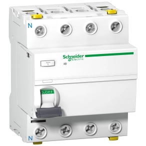 Schneider Electric Acti9 iID - A9Z83440 - THV áram - védőkapcsoló, A osztály, 4P, 40A, 100mA - S
