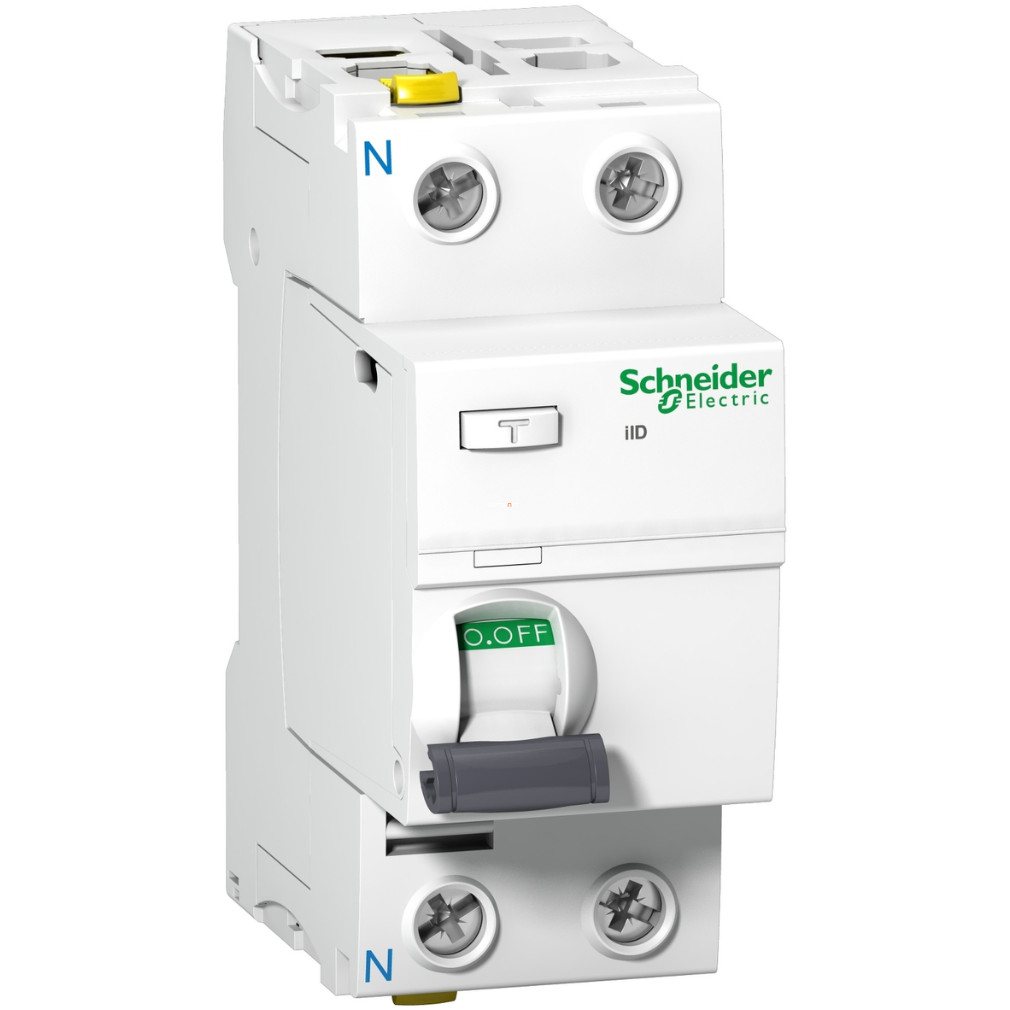 Schneider ACTI9 iID áram-védőkapcsoló, A osztály, 2P, 25A, 30mA A9Z21225