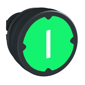   Schneider Electric Harmony XB5 - ZB5AC38023 - műanyag durva környezeti nyomógomb fej, Ø22, visszatérő, zöld, szimbólummal