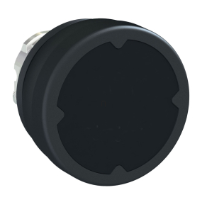   Schneider Electric Harmony XB4 - ZB4BC280 - fém durva környezeti nyomógomb fej, Ø22, visszatérő, fekete