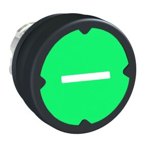   Schneider Electric Harmony XB4 - ZB4BC38023RA - fém durva környezeti nyomógomb fej, Ø22, visszatérő, zöld, elforgatott szimbólummal