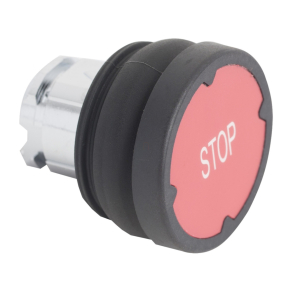   Schneider Electric Harmony XB4 - ZB4BC48007 - nyomógomb fej mostoha környezethez - piros - jelöléssel