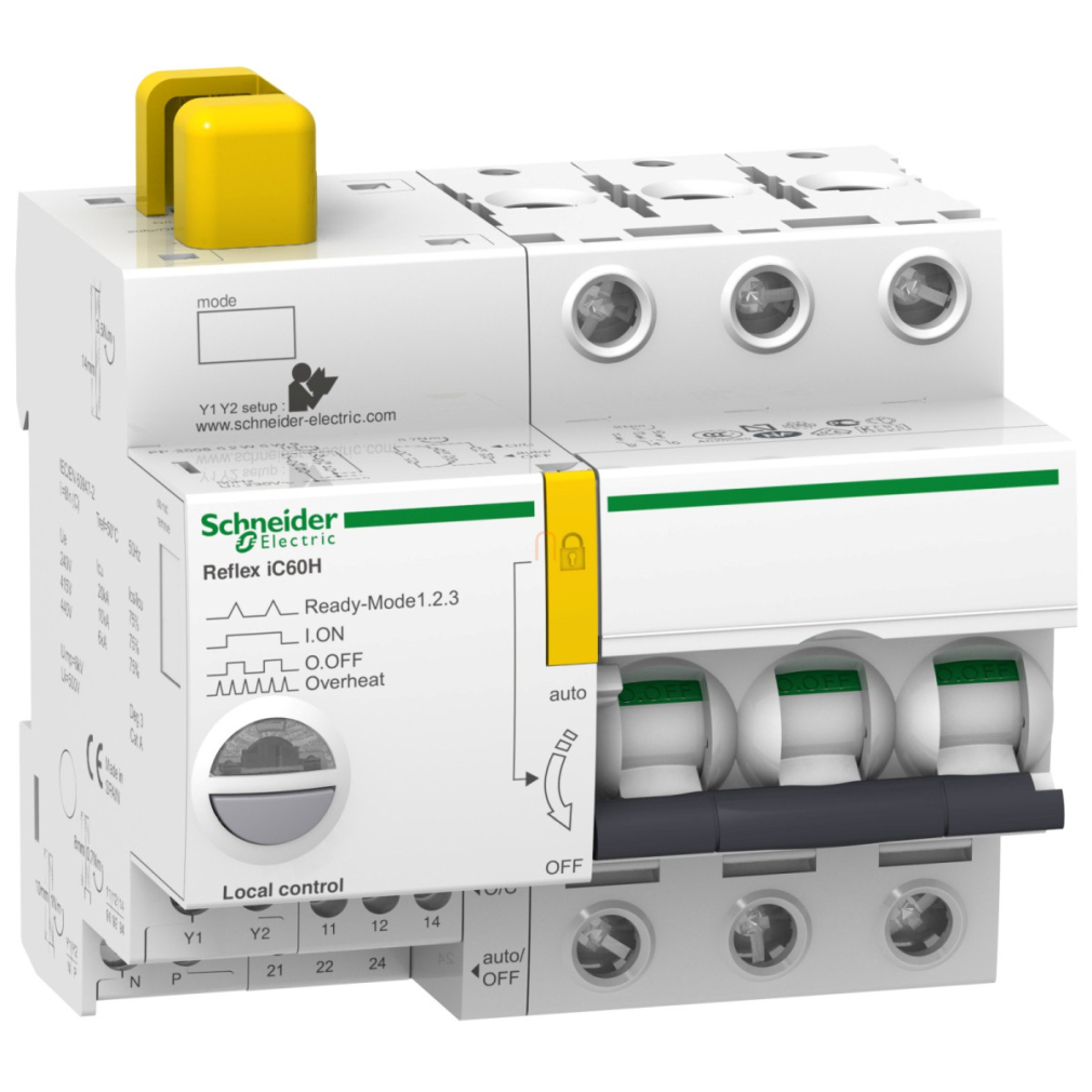 ACTI9 Reflex iC60H  beépített megszakító vezérlés, 3P, C, 16A A9C65316 Schneider