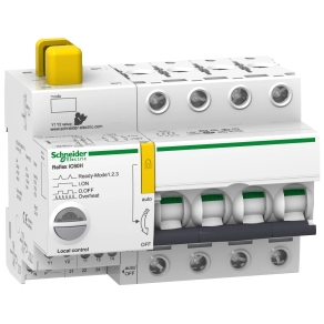 Schneider Electric Acti9 Reflex iC60H - A9C66410 - beépített megszakító vezérlés, 4P, D, 10A