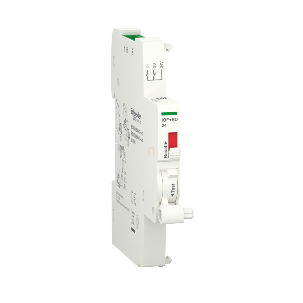 ACTI9 iOF+SD jelző és hibajelző segédérintkező, 24VDC, TI24 PLC csatlakozással dupla nyitás/zárás A9A26897 Schneider