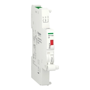 Schneider Electric Acti9 iC60 - A9A26897 - jelző és hibajelző segédérintkező, 24VDC, TI24 PLC csatlakozással dupla nyitás/zárás