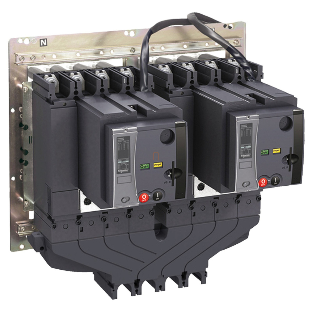 LV432620 Kiegészítő átkapcsoló adaptációs készlethez terhelésoldali 4P Gyűjtősín csatlakozó Schneider