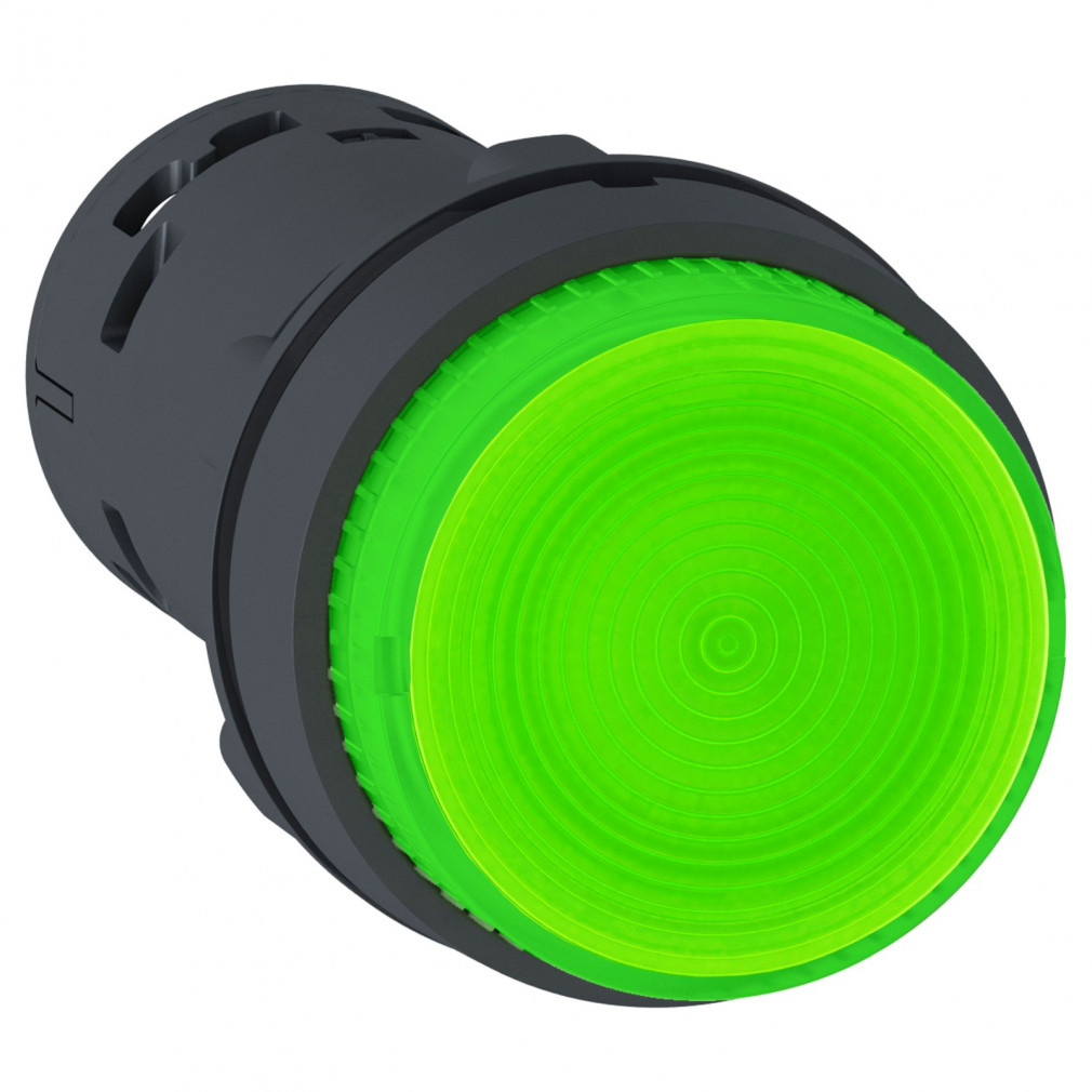 Schneider világító nyomógomb LED, 1NO, zöld (XB7NW33B1)