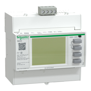   Schneider Electric PM3000 series - METSEPM3250 -Teljesítménymérő I,In,U,V,PQS,E,PF,Hz,átlag, MODBUS