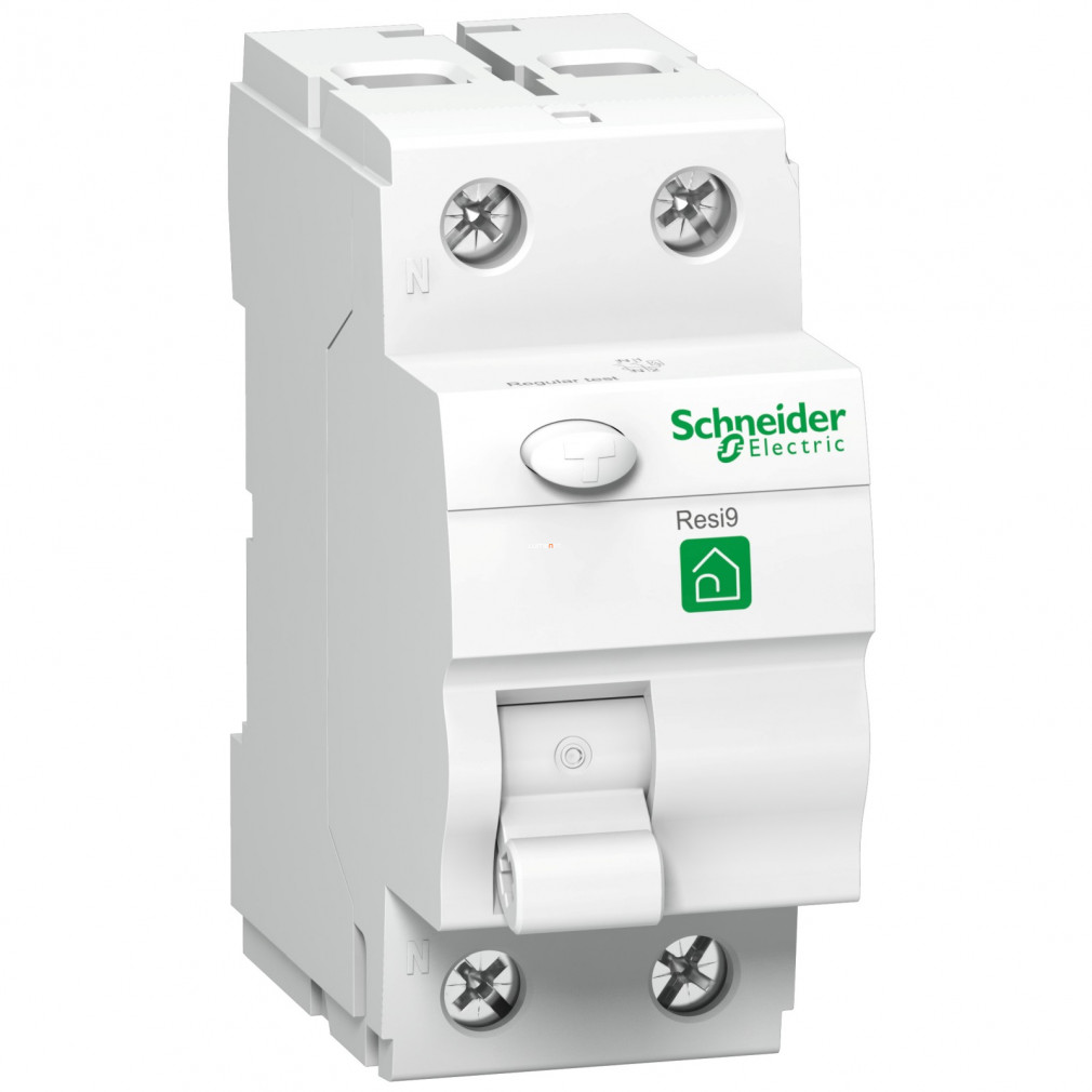 Schneider RESI9 áram-védőkapcsoló, A osztály, 2P, 40A, 30 mA R9R01240