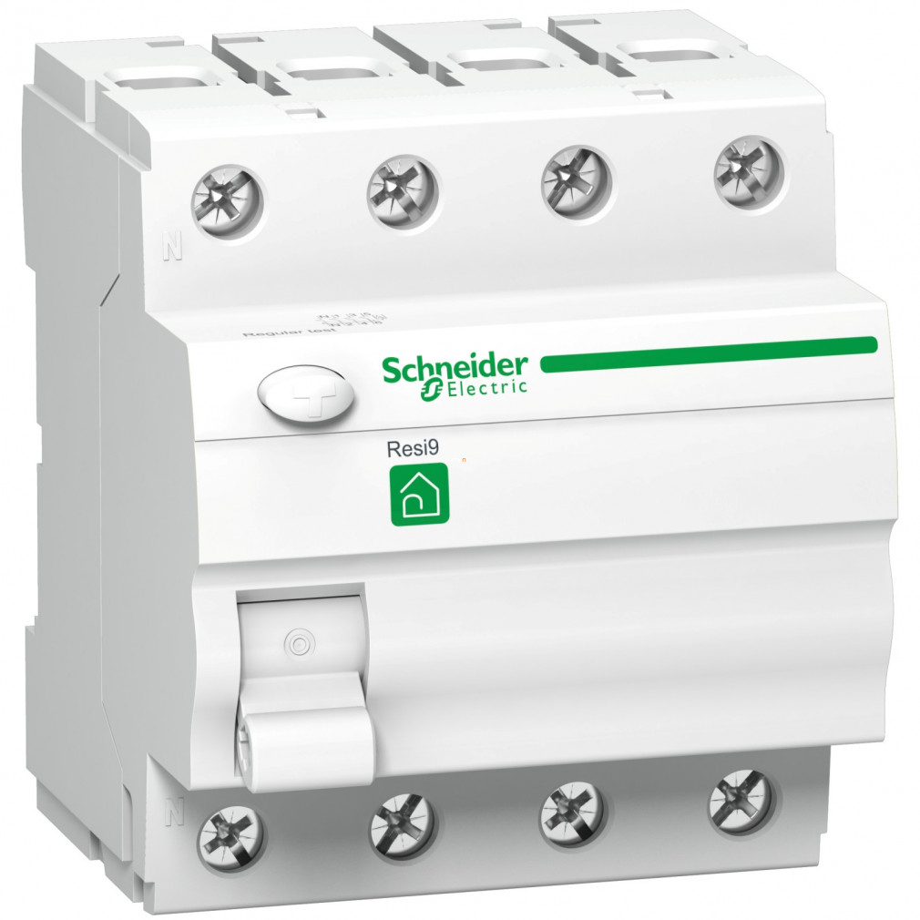 Schneider RESI9 áram-védőkapcsoló, A osztály, 4P, 40A, 30 mA R9R01440