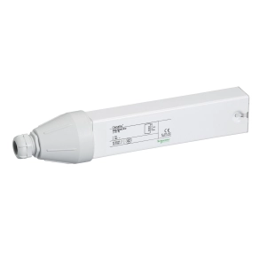 Schneider Electric Canalis KBA - KBA25ABG4W - Betápláló elem, 25 A, bal, fehér