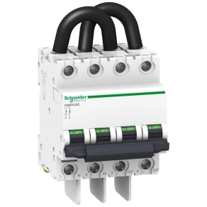 Schneider Electric Acti9 C60H - DC, C60PV - DC - A9N61650 - kismegszakító, 2P, B, 10A, 800VDC