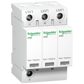  Schneider Electric Acti9 iPRD - A9L65301 - túlfeszültség korlátozó cserélhető betéttel, távjelzéssel, 65kA, 3P, 350V