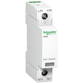   Schneider Electric Acti9 iPRD - A9L40101 - túlfeszültség korlátozó cserélhető betéttel, távjelzéssel, 40kA, 1P, 350V