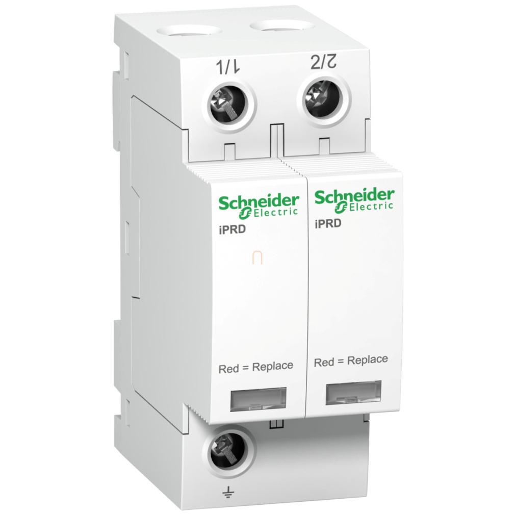 ACTI9 iPRD túlfeszültség-korlátozó, cserélhető betéttel, 40kA, 2P, 350V A9L40200 Schneider