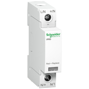   Schneider Electric Acti9 iPRD - A9L40100 - túlfeszültség korlátozó cserélhető betéttel, 40kA, 1P, 350V