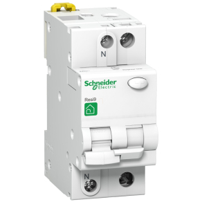   Schneider Electric Resi9 - R9D31216 - áramvédős kismegszakító, AC osztály, 1P-N, C, 16A, 30mA