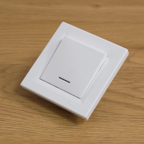   Schneider Electric Asfora - EPH1500121 - Váltókapcsoló, jelzőfényes, rugós bekötés, fehér