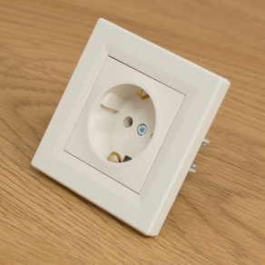   Schneider Electric Asfora - EPH2900123 - 2P+F csatlakozóaljzat, csavaros, kerettel, bézs