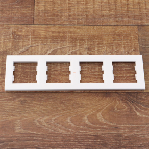   Schneider Electric Asfora - EPH5800421 - Négyes keret, vízszintes, fehér