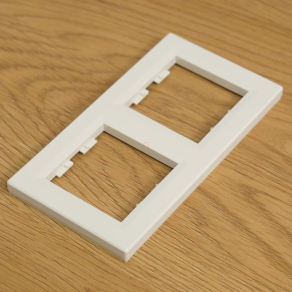   Schneider Electric Asfora - EPH5810223 - Kettes keret, függőleges, bézs