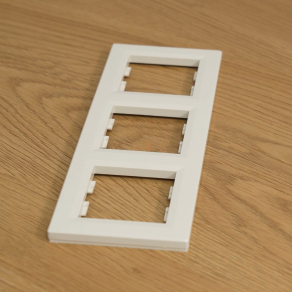   Bontott csomagolású Schneider Asfora hármas keret, függőleges, bézs EPH5810323