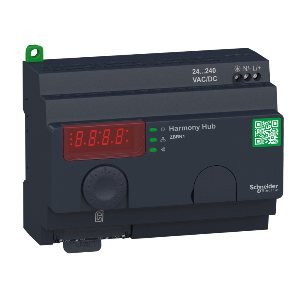 ZBRN1 Harmony Hub vevőegység, ZBRCETH Ethernet IP kártyával bővíthető, 24-240VAC/DC Schneider