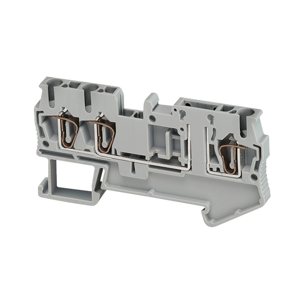 Bontókapocs rugós egyszintes 1x2 csatlakozás 5,2 mm 2,5 mm2 20A-es NSYTRR23TB Schneider