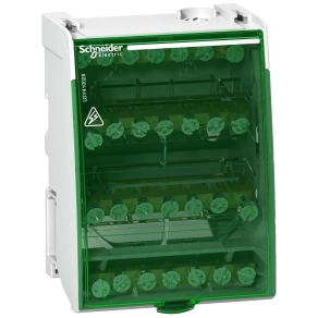 Schneider Electric Prisma G - LGY410028 - Linergy DS csavaros elosztó blokk, 100A, 4P, 28 lyuk