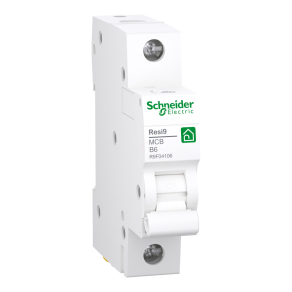   Schneider Electric Resi9 - R9F04106 - kismegszakító, 1P, B, 6A