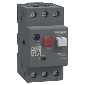 Schneider Electric Easypact TVS - GZ1E08 - motorvédő kapcsoló 2,5-4A