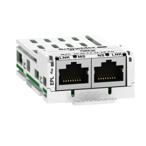   Schneider Electric Altivar 32 - VW3A3619 - frekvenciaváltó kiegészítő, Kommunikációs modul, Ethernet POWERLINK, 2xRJ45, ATV320 - 340 - 600 - 900 hajtásokhoz