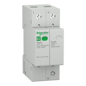   Schneider Electric Easy9 Pro - EZ9L33620 - Túlfeszültség-korlátozó, T2, 20kA, 1P-N