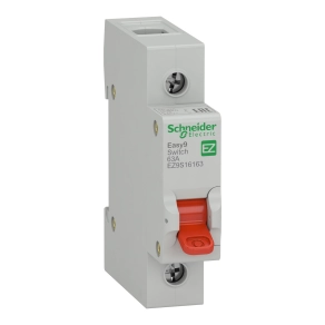 Schneider Electric Easy9 Pro - EZ9S16163 - Szakaszolókapcsoló, 1P, 63A