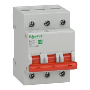 Schneider Electric Easy9 Pro - EZ9S16340 - Szakaszolókapcsoló, 3P, 40A
