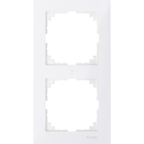   Schneider Electric Merten M-Pure - MTN4020-3619 - kettes keret, polárfehér