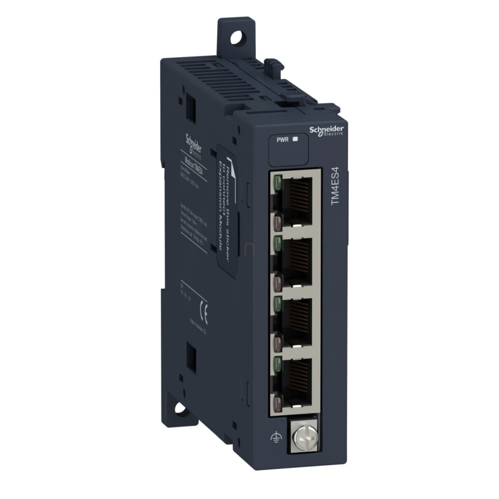 TM4ES4 Modicon TM4 kommunikációs modul, Ethernet/IP Modbus TCP switch, 4xRJ45 Schneider