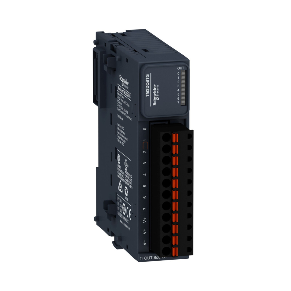 Bővítő modul TM3-8 DO TR.SOURCE Rugós TM3DQ8TG Schneider