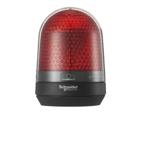 Schneider Electric Harmony XVR - XVR3M04 - forgófényű jelzőegység, LED-es, Ø100, IP65, piros, 100-230VAC