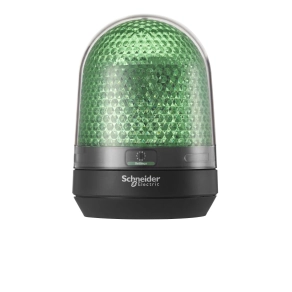 Schneider Electric Harmony XVR - XVR3E03 - forgófényű jelzőegység, LED-es, Ø100, IP65, zöld, 48VDC