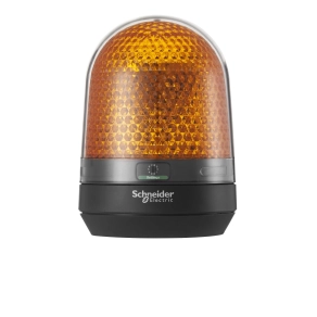 Schneider Electric Harmony XVR - XVR3E05 - forgófényű jelzőegység, LED-es, Ø100, IP65, narancs, 48VDC