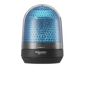 Schneider Electric Harmony XVR - XVR3E06 - forgófényű jelzőegység, LED-es, Ø100, IP65, kék, 48VDC