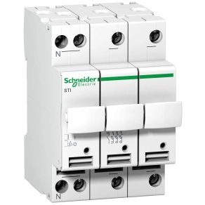 Schneider Electric Acti9 STI - A9N15658 - olvadóbiztosítós szakaszolókapcsoló, 3P-N, 25A, 10.3x38mm
