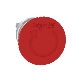 Schneider Electric Harmony XB4 - ZB4BS844S45 - gomba Ø40 mm vészleállító fej Ø22