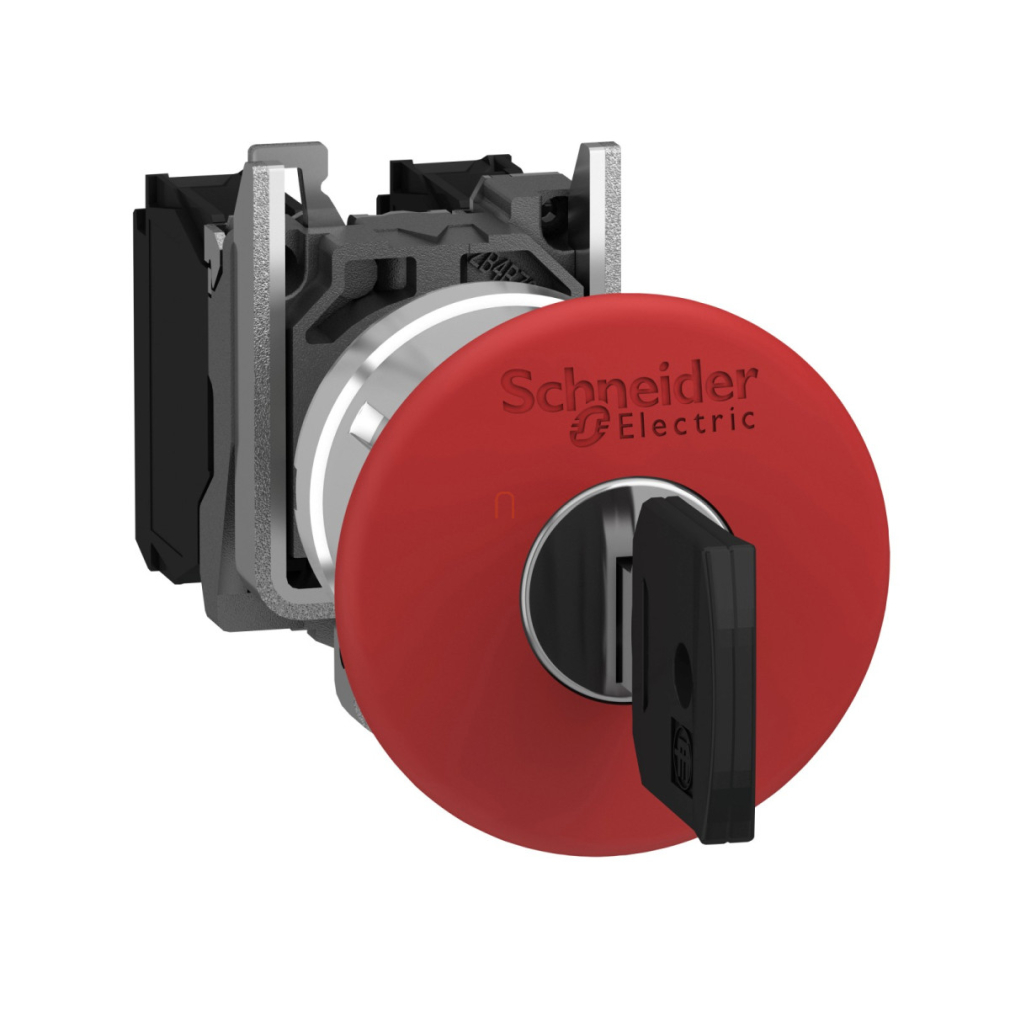 Vészgomb D:40mm fém KR Piros XB4BS9442 Schneider